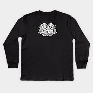 Owl-Cat logo Kids Long Sleeve T-Shirt